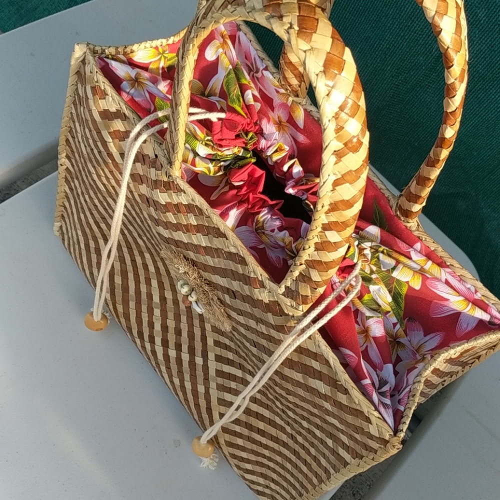 Hawaiian Lauhala Bag
